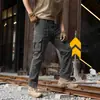 Calça tática casual nova de verão, calça esportiva moderna, calça cargo folgada com múltiplos bolsos plus size para homens