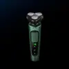 Suministros del Fabricante Afeitadora Eléctrica Multifuncional Navaja Tres en Uno 9D Recargable Lavable Afeitadora de Barba Tres en Uno