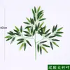 Tubo de bajada decoración aire acondicionado calefacción gas embellecimiento cubierta plantas verdes bambú artificial flores artificiales árbol plástico corteza de árbol