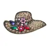 Nuevo broche de aleación incrustado con diamantes, elegante y de alta gama, moda estilo coreano, accesorio de broche único para traje y abrigo