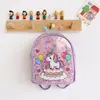 Mochila Escolar para Jardim de Infância, Mochila Fofa para Meninas, Unicórnio de Desenho Animado, Mochila de Novo Estilo para Crianças Entrando no Jardim de Infância