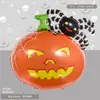 Balão Mini Fantasma de Halloween Transfronteiriço Festival Fantasma Morcego Engraçado Cabeça de Abóbora Esqueleto Decoração de Halloween Balão de Filme de Alumínio