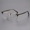 Nuevo Marco de Línea de Cejas Ultra Ligero Tr90 Marco de Gafas Retro Moda Anti Luz Azul Miopía Marco Cuadrado Plano para Hombres 8901