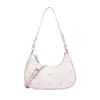 Série Disney/Disney Urso Morango Estampa Bolsa Lua Brincalhona Versátil Feminina Ombro Transversal 329