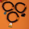 Pulseira Empilhável de Argila de Polímero para Halloween Pulseira de Contas Mais Vendida na Amazon 2026 Pulseira de Novo Estilo Joia de Mão Divertida e Peculiar