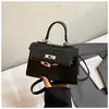Bolsa de Mão de Luxo de Alta Qualidade para Mulheres 2026 Nova Moda Padrão de Pedra Bolsa Kelly Bolsa de Ombro Transversal para o Dia a Dia