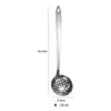 Cucharón Colador de Acero Inoxidable Espesado para Sopa Hogareño Tamaño Grande y Pequeño Cucharón para Sopa Cuchara de Mango Largo Cocina Hogareña Olla Caliente Filtro Catering