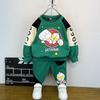 Traje de Primavera para Niño 2022 Nuevo Bebé Primavera Guapo a la Moda Infantil Primavera y Otoño Sudadera Deportiva Marca de Moda Celebridad de Internet