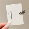 Pinza para el pelo de pico de pato de alta gama, estilo lujo ligero, nuevo 2026, con delicados diamantes de imitación, accesorio para el pelo de pinza lateral lindo y sin costuras para mujeres con alto atractivo estético