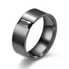 Anillo de circonita con incrustaciones abiertas, elegante y negro, para hombre, de moda europea y americana, 2023, fabricantes de fuentes, gran cantidad a precio