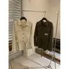 Camisa de Manga Longa com Gola Estilo Old Money Outono Verde Limão Vintage Versátil Afina a Cintura Aperta a Cintura Roupa de Trabalho para Mulheres (com cinto)
