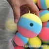 Accesorios de rodaje de películas de payaso con nariz verde, accesorios especiales para baile, bola de molienda redonda de esponja