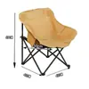 Cadeira Dobrável para Exterior Cadeira de Camping Cadeira de Piquenique Churrasco Cadeira de Pesca Cadeira de Desenho Cadeira Reclinável de Camping com Encosto Alto Tipo Lua