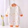 Bebê desossado All-in-one Terno Quatro Estações Fino Algodão Puro Bebê Masculino e Feminino Bebê Primavera e Outono Recém-nascido Hatshirt Escalada Terno