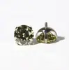 Brincos de Zircônia 5A com Garras e Base Redonda de Titânio F136, Piercings de Nariz, Piercings de Hélice, Piercings de Lábio, Fabricante de Joias para Piercing de Liga de Titânio em Estoque
