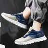 Zapatillas Verano Zapatos de Hombre Suela Blanda Transpirables Zapatillas de Running Tendencia Moda Zapatos Casuales Venta al por Mayor Transfronteriza Zapatos de Malla para Hombre