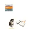 Caja de Arena Plegable Desechable para Gatos para Personas Perezosas, Inodoro Portátil para Gatos Montado en Coche, Caja de Arena Desechable Mensual de Gran Capacidad para Gatitos