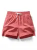 Pantalones Cortos de Seda Helada para Hombre Verano Nuevos Deportivos Sueltos Transpirables Shorts de Running Entrenamiento Físico Secado Rápido Pantalones de Longitud Media