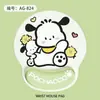 Alfombrilla de ratón con reposamuñecas, diseño de Pochacco, linda goma para palma de oficina, soporte de escritorio para niñas, alfombrilla de ratón personalizada