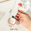 Cuchara Cerámica Linda de Mango Largo, Creativa y Estéticamente Agradable Cuchara para Postre y Avena, Cuchara para Alimentación de Bebé del Hogar, Cuchara para Sopa