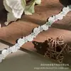 Em estoque Novo Lolita Bordado Solúvel Em Água Lace Leite Seda Único Lado Flor Onda Lace Lace Código De Barras