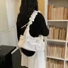 Bolso de hombro 2D estilo anime transparente, bolso cruzado creativo con forma de estrella, bolso cruzado dulce de retazos de gran capacidad