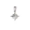Colgante Retro DIY Transfronterizo Europeo y Americano Acero Inoxidable Electrochapado 24K Flor Estrella Polar Geométrico Joyería Accesorios para Collares