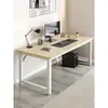 Escritorio de computadora de escritorio simple para dormitorio escritorio de estudiante escritorio para estudio en casa escritorio para adultos banco de trabajo rectangular