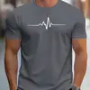 [Nuevo 2025] Camiseta de manga corta con cuello redondo, talla holgada, estampado creativo, impresión digital 3D