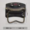 Nova Decoração de Casa Estilo Chinês 6 Caixas de Madeira de Cânfora Peça de Mão Lateral Ferragens Planas Antigas Acessórios para Peça de Mão Material de Ferro Bronze Antigo