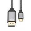 Cable Adaptador Convertidor de USB-C a DisplayPort para Proyector de Computadora 8K, Cable de Alta Definición USB-C 3.1 a DP