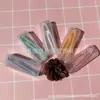 Porta lentes de contacto pinzas pequeñas ventosa pinzas de cabeza blanda juego de pinzas de silicona caja herramienta para ponerse lentes de contacto 007
