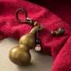 Llavero colgante de calabaza de sándalo, cadena para coche, anillo, personalizado, creativo, portátil, literario, para jugar, adornos para hombres y mujeres