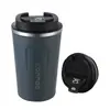 Taza de Café de Acero Inoxidable de Alta Apariencia Más Vendida Taza de Regalo con Cubierta de Silicona para Coche de Negocios Taza de Agua Creativa de Doble Capa al Vacío