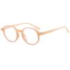 Tendencia retro transfronteriza Europa y Estados Unidos espejo plano anti-luz azul INS temblor con color jalea con gafas de montura para miopía