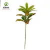 Planta de simulación decoloración madera rociado hoja de baniano dorada hoja multicolor verde rosa planta de simulación pared material de emparejamiento viga de planta verde