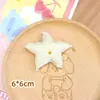 Algodón Merzerizado Relleno Estilo Coreano Estrella de Cinco Puntas Lazo de Perla Corazón Tela Flor de Cinco Pétalos Estéreo Accesorios para el Cabello de Niños