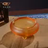 Tripé de queimador de incenso de esmalte colorido de três pernas para uso doméstico, estudo interno, porta-incenso, queimador de incenso de sândalo, Salão de Buda, ornamentos de artesanato para Buda