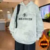 Sudadera de Estilo Americano con Degradado para Hombre, Chaqueta Gruesa con Capucha Forrada de Polar para Otoño e Invierno, Sudadera sin Cremallera para Hombre, Prenda Superior Cálida