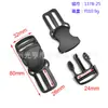 Hebilla de equipaje de 20 a 25 mm de largo, palabra japonesa, hebilla de plástico, hebilla especial para mochila, hebilla de plástico, accesorios para bolsos