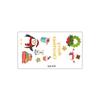 Nuevas Pegatinas de Transferencia de Velas de Navidad Spot Decoración para Fiestas Navideñas Pegatinas de Regalo Pegatinas de Tatuaje de Navidad para Niños