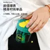 Taza compacta anticaída para niños, fácil de llevar, linda y portátil, taza portátil con popote, taza de agua Mini Ton