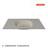 Lavabo Integrado de Cristal Templado con Bordes Delgados, Lavabo Minimalista Moderno, Lavabo Integrado para Exteriores