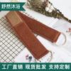 Toalla de baño de sisal, algodón y lino con tira trasera, personalizada, venta al por mayor.