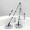 Mop extensível de cabo curvo para lavagem de carro com cerdas macias, cabo longo, ferramenta de limpeza de carro para uso doméstico, suave para a pintura, ferramenta de limpeza de vidros