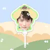 Zhou Keyu Placa de Sinalização de Fã com Cabeça Grande em Forma de Leque Fã de Concerto Mercadoria Estilo Igual do Tiktok