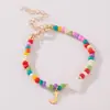 Pulseiras Coloridas de Miçangas de Arroz, Conchas, Corações de Amor, Letras em Inglês, Joias de Nicho de Alta Qualidade para Atacado