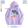 Blox Fruits Caixa de Frutas Jogo Arredores Meninos e Meninas Moletom com Capuz Moda Tendência Legal Roupas de Estudante