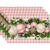 Jogos Americanos de Natal Minimalistas Modernos Estampa Floresta de Veados Jogos Americanos Estilo Ocidental Tapetes Domésticos com Isolamento Térmico Tapetes para Tigelas Tapetes para Pratos Venda por Atacado