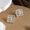 Balas Duras com Azeitona Diárias Estilo Francês Retrô Elegante e Exquisito Zircônia Verde Azeitona Brincos Pequenos Estilo Floresta Brincos Frescos
